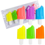 Textmarker mini fluorescent inghetata 6 buc
